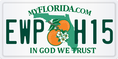 FL license plate EWPH15