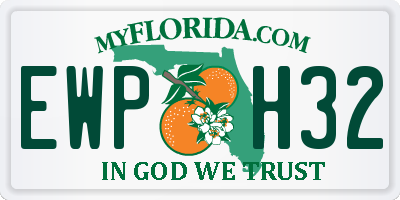 FL license plate EWPH32