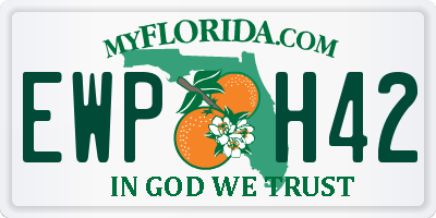 FL license plate EWPH42