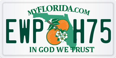 FL license plate EWPH75