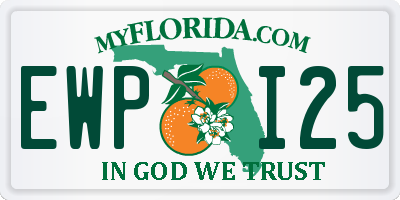 FL license plate EWPI25