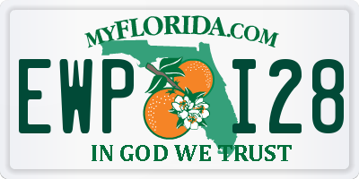 FL license plate EWPI28