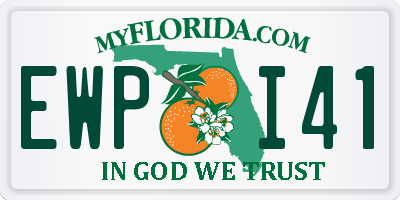 FL license plate EWPI41
