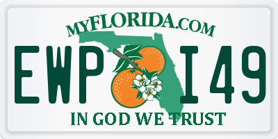 FL license plate EWPI49