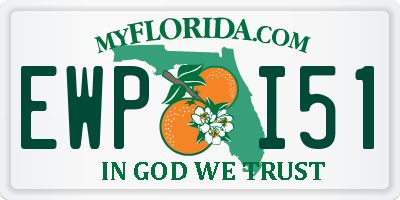 FL license plate EWPI51