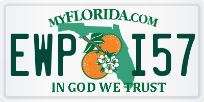 FL license plate EWPI57