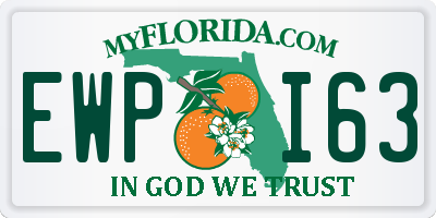 FL license plate EWPI63