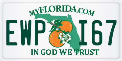 FL license plate EWPI67