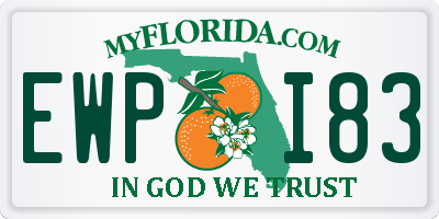 FL license plate EWPI83