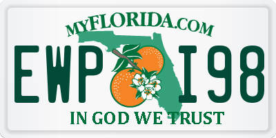 FL license plate EWPI98