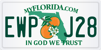 FL license plate EWPJ28