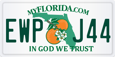 FL license plate EWPJ44
