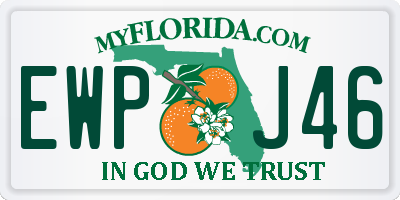 FL license plate EWPJ46