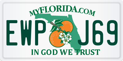 FL license plate EWPJ69
