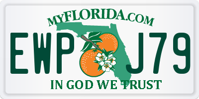 FL license plate EWPJ79