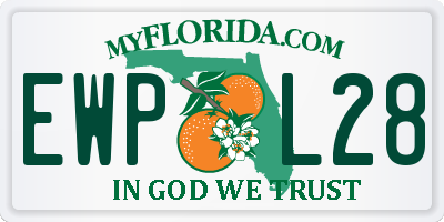 FL license plate EWPL28