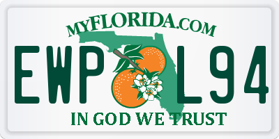 FL license plate EWPL94