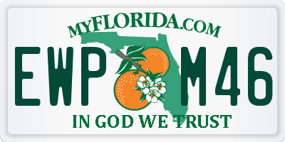 FL license plate EWPM46