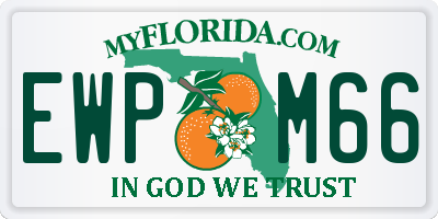 FL license plate EWPM66