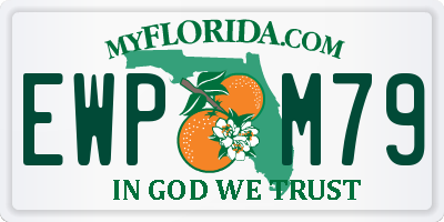 FL license plate EWPM79