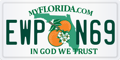 FL license plate EWPN69