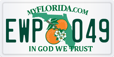 FL license plate EWPO49
