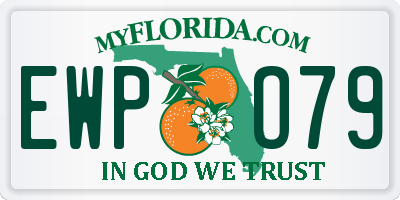 FL license plate EWPO79