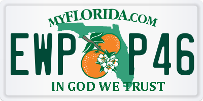 FL license plate EWPP46