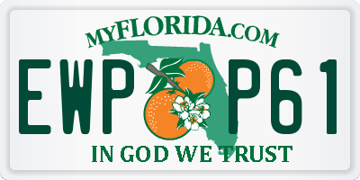 FL license plate EWPP61