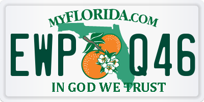 FL license plate EWPQ46