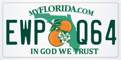 FL license plate EWPQ64