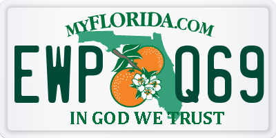 FL license plate EWPQ69