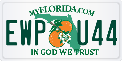FL license plate EWPU44