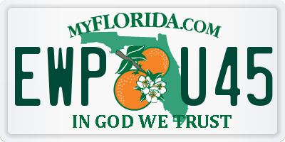 FL license plate EWPU45