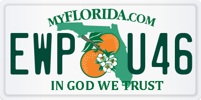 FL license plate EWPU46