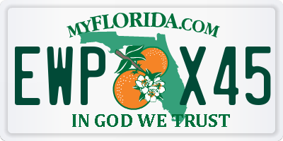 FL license plate EWPX45