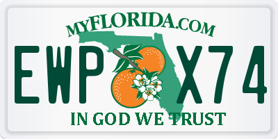 FL license plate EWPX74