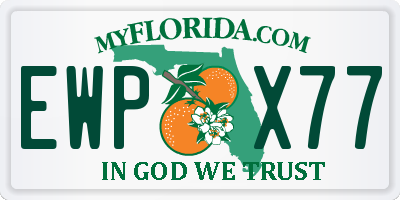 FL license plate EWPX77