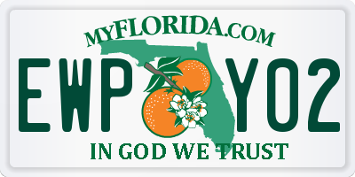 FL license plate EWPY02