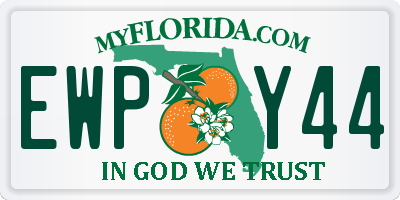 FL license plate EWPY44