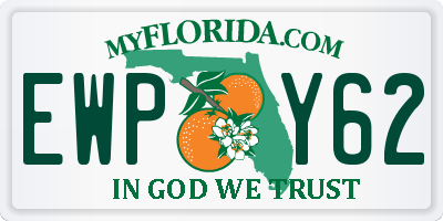 FL license plate EWPY62