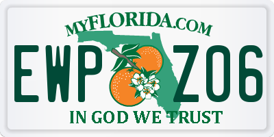FL license plate EWPZ06