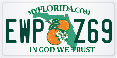 FL license plate EWPZ69