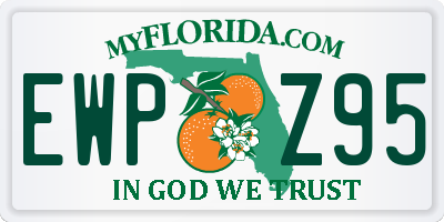 FL license plate EWPZ95