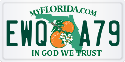 FL license plate EWQA79