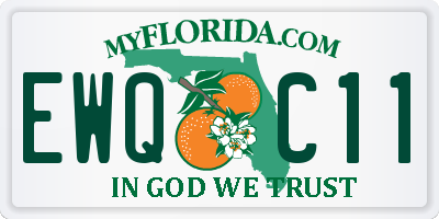FL license plate EWQC11