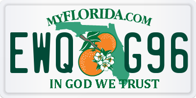FL license plate EWQG96