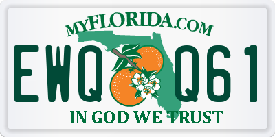 FL license plate EWQQ61