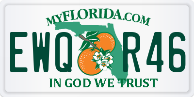 FL license plate EWQR46