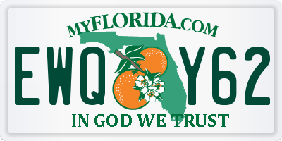 FL license plate EWQY62